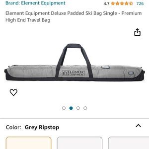 Ski snowboard padded travel bag